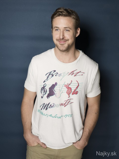This March 10, 2013 photo shows Canadian actor Ryan Gosling poses for a portrait in New York. Gosling plays a tattooed motorbike rider in a traveling circus in his latest film,"The Place Beyond the Pines." (Photo by Victoria Will/Invision/AP)