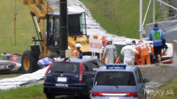 Japan F1 GP Auto Racing Bianchi Crash