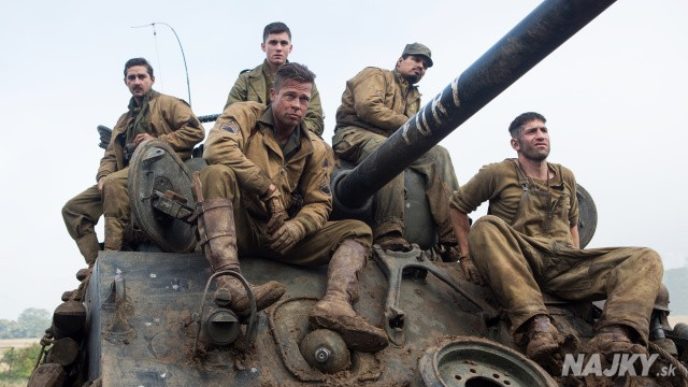 Shia LaBeouf Brad Pitt Logan Lerman Michael Pena Jon Bernthal