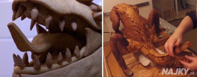 Swedish-3D-Artist-Bakes-The-Legendary-Smaug-From-The-Hobbit-Out-Of-Gingerbread4__880