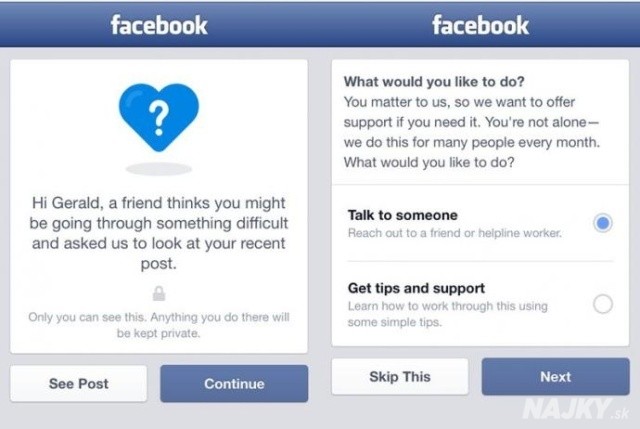 facebook brani samovrazda