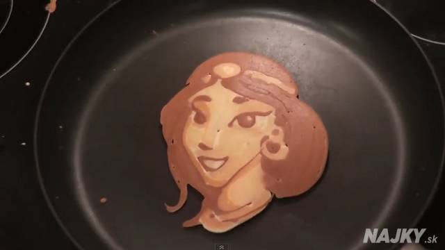 Disney, princezná, palacinky