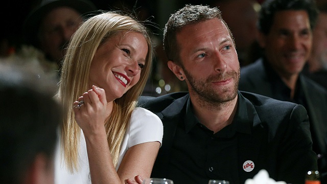 FILE - This Jan. 11, 2014 file photo shows actress Gwyneth Paltrow, left, and her husband, singer Chris Martin at the 3rd Annual Sean Penn &amp; Friends Help Haiti Home Gala in Beverly Hills, Calif. Paltrow filed for divorce on Monday April 20, 2015, in Los Angeles, citing irreconcilable differences and seeks joint physical and legal custody of her two children with Martin. (Photo by Colin Young-Wolff /Invision/AP, File)