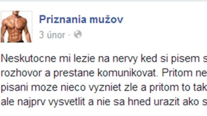 priznania mužov