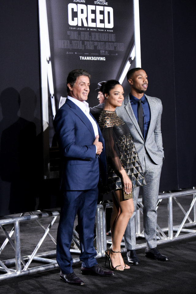 Sylvester Stallone, Tessa Thompson, Michael B. Jordan