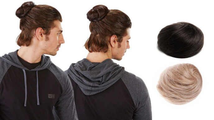 Man bun hair trend fake clip on 4.jpg