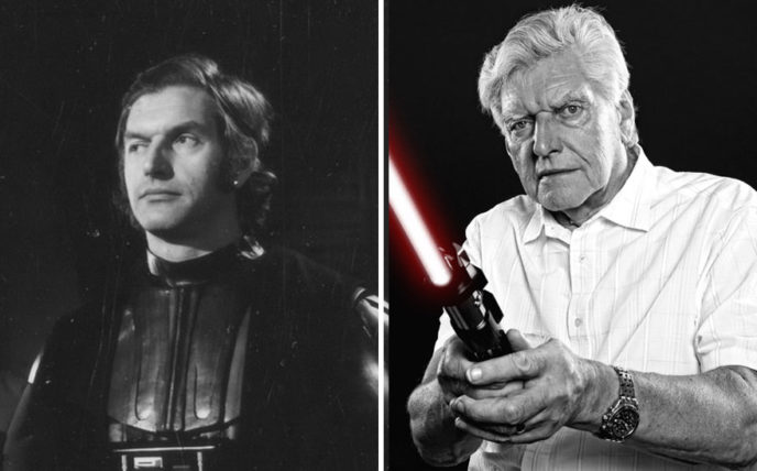 David Prowse ako Darth Vader, 1977 a dnes