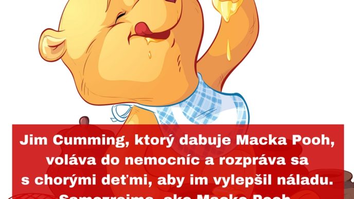 Jim cumming ktory dabuje macka pooh volava do nemocnic a rozprava sa s chorymi detmi..jpg