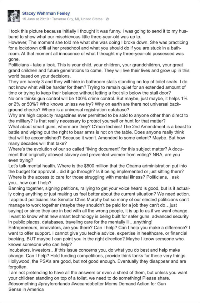 Girl stand toilet gun lockdown stacey wehrman feeley 8.jpg