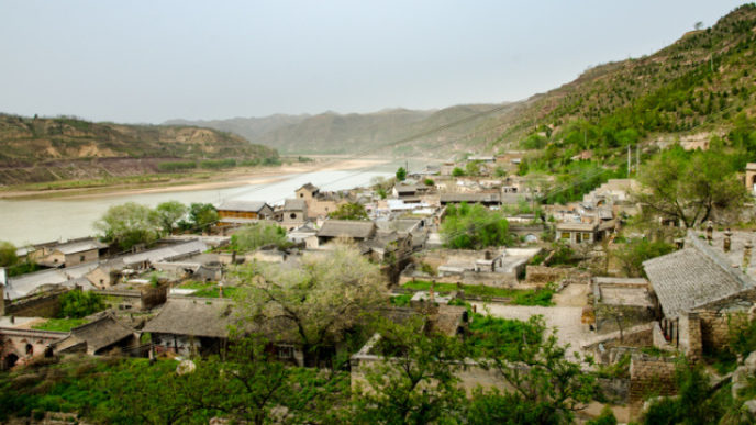 Ancient village in Shanxi Province, China