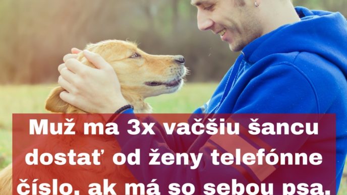 Muz ma 3x vacsiu sancu dostat od zeny telefonne cislo ak ma so sebou psa..jpg