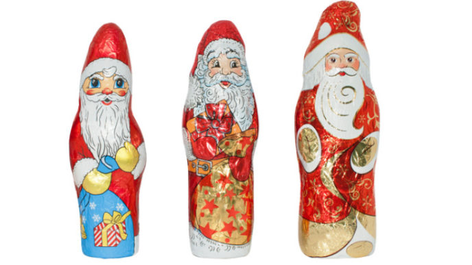 Chocolate Santas