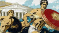 Ancient Olympic Games, the relay race