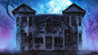 Haunted horror house.
