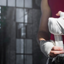 Boxer turning bandages