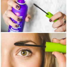 Tried true makeup hacks help your brows stay in place by spraying an unused mascara wand with hairspray and brushing across your eyebrow lilluna.com 2.jpg