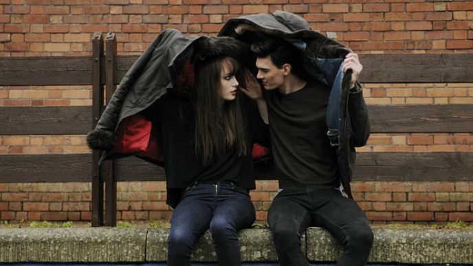 Láska partneri dvojica vzťah