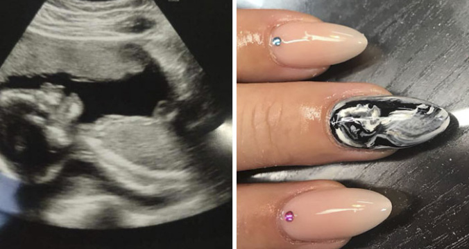 Baby ultrasound scan nail art sarah clarke sarenity hair and beauty coverimage.jpg