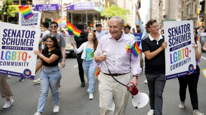 Pride NYC Chuck Schumer