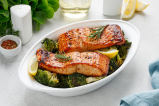 Ryba losos brokolica damska jazda recepty zdravie
