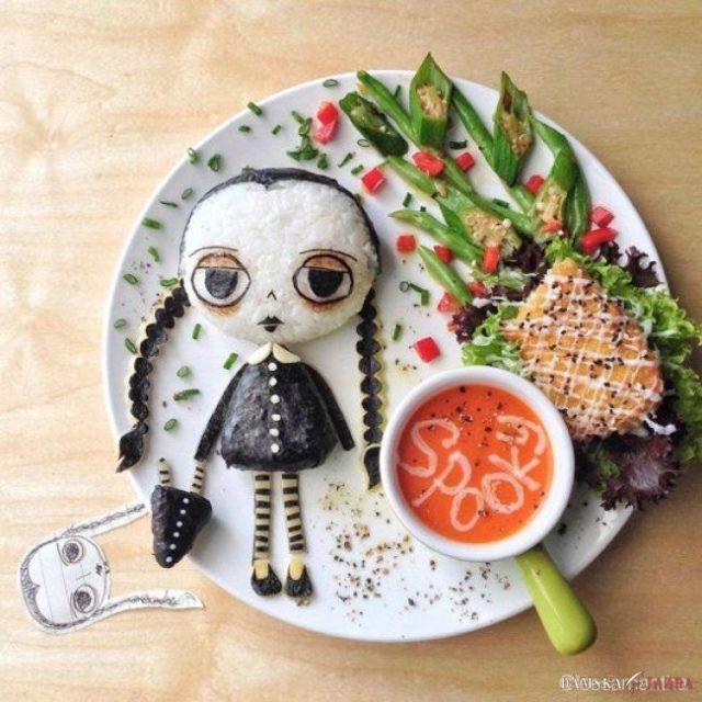 Halloween na tanieri: Kreatívna mama servíruje deťom vtipné obedy
