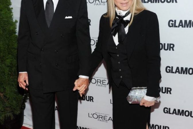 Barbra Streisand a James Brolin na udeľovaní cien časopisu Glamour