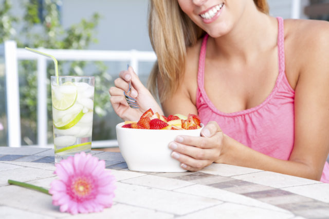 Strava zdravie jahody kalorie