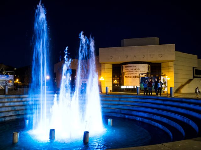 ILUSTRAÈNÉ: Farebná fontána v Nitre