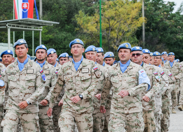 ARMÁDA: Nástup vojakov z misie OSN UNFICYP