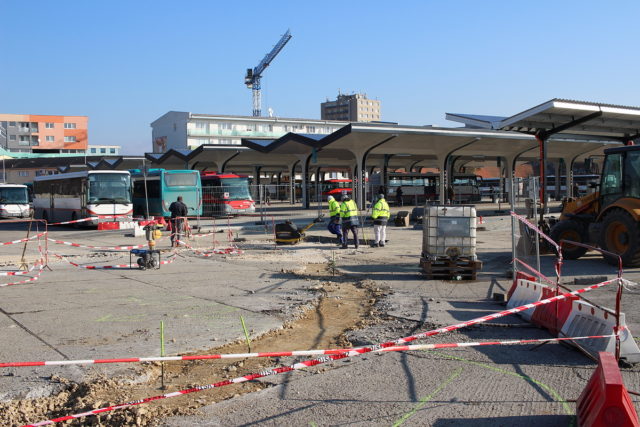 Rekonštrukcia autobusovej stanice v Nitre