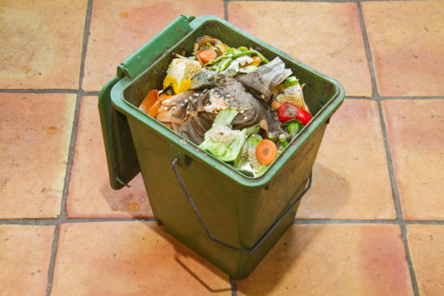 Vedierka kompost kuchynský odpad