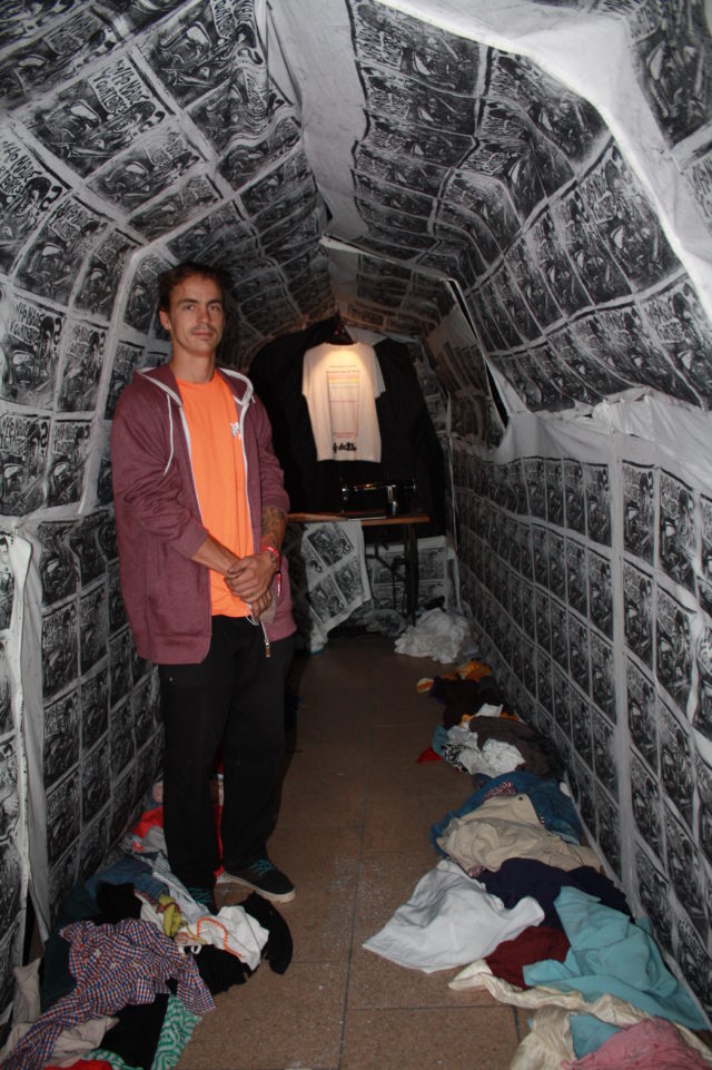 Igor haneak v latkovom tuneli mauzoleum ukf 1.jpg