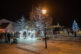 Vianočná výzdoba na pešej zóne v centre mesta Nitra. Nitra, 5. december 2021.