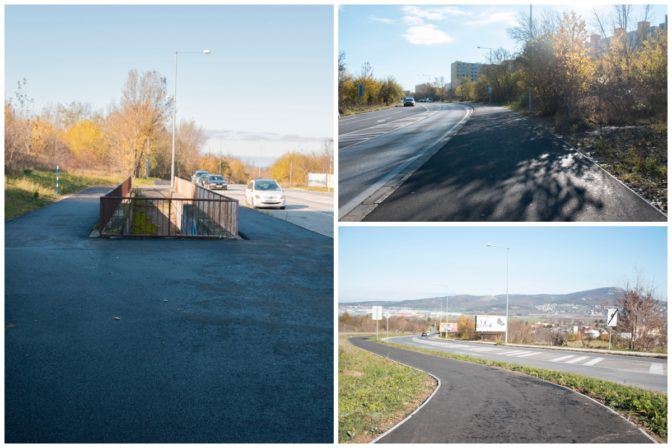 Kolaz nitra cyklotrasa cyklisticky chodnik vystavba.jpg