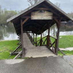 drevený most Kolárovo