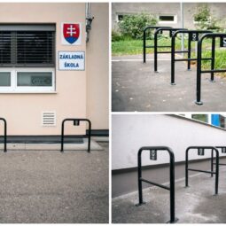 Nitra bicykle stojany zakladna skola mobilita.jpg