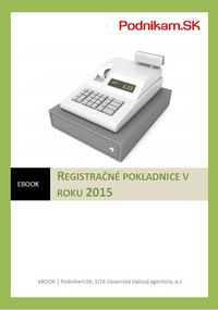 Titulná stránka e-booku Registračné pokladnice v roku 2015