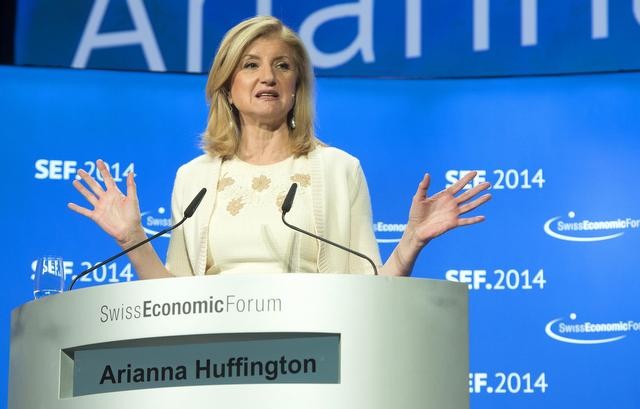 Arianna Huffington, founder, president and editor-in-chief ot 