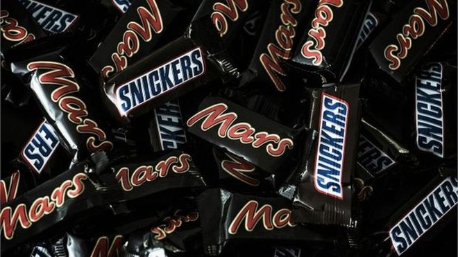čokolády Mars