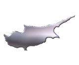 Cyprus 3D Silver Map