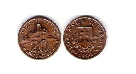 mince slovenský štát bazoš