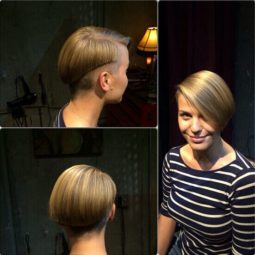 Sleek short hairstyle straight bob cut.jpg