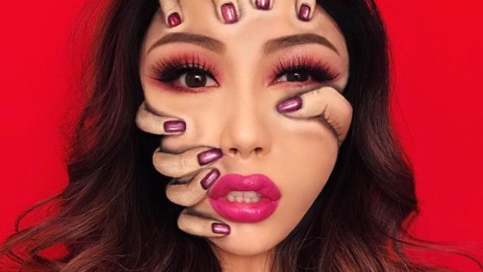 Makeup artist back to amazing the internet with her incredible makeup new pics 5aaf1c33bdf99__880.jpg
