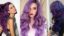 fialové vlasy