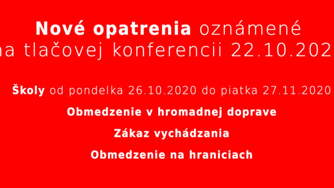 Nové opatrenia