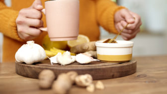 cesnak, zázvor, citrón