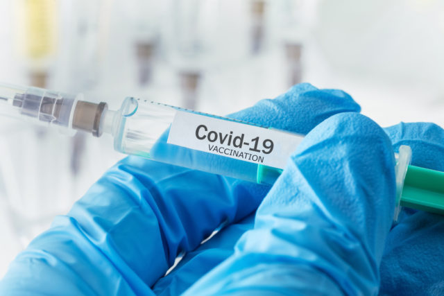 Covid 19 coronavirus vaccination concept