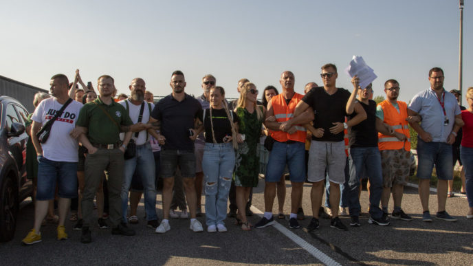 PROTEST: Pendlerov