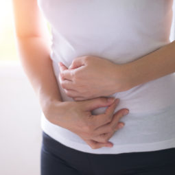 Woman has stomachache,stomachache