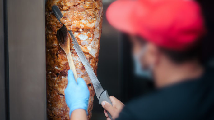 Maso na kebab